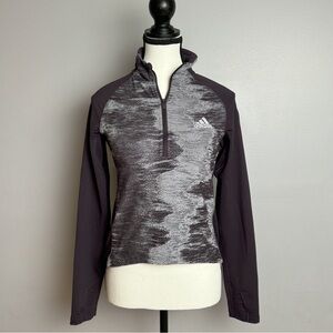 Adidas Aeroready 1/2 Zip Training Pullover purple size xs